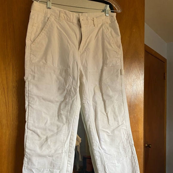 Stussy White Carpenter Pants - Picture 3 of 5